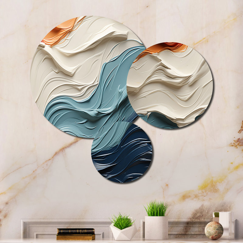 Abstract Wall Decor on Metal