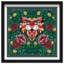 Oliver Gal Floral Feline Roses Fashion - Luxury Shadowbox Framed Wall Art-1056600705