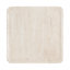 Table d'appoint d'extérieur, fini travertin beige, ensemble de 1