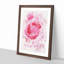 Pink Rose Petals - Picture Frame Painting Print-56859427-56859430