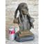 Sculpture en bronze du chef Native American Warrior