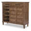 Commode classique à portes et tiroirs en pin massif et placage de pin radiata, style vintage, 137 cm de large, de marque Artisan's Place