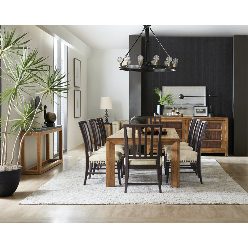 Big Sky Upholstered Side Dining Chair, Black