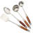 Barenthal 4-Piece Stainless Steel Kitchen Utensil Set with Wood Handles - Professional & Premium Cookware Tools