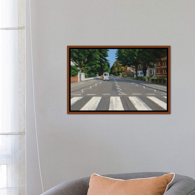 Abbey Road - 2013 par Nick Savides - reproduction d'art, H 18 po x l 26 po x P 1,5 po, Toile avec cadre en bois classique