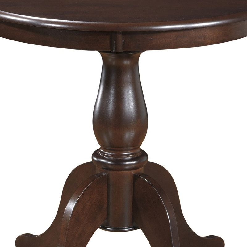 Table de salle à manger 30 po, H 30 po x L 30 po x l 30 po, Bois espresso
