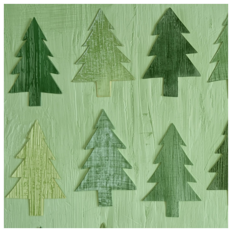 Couvertures Green Tree Silhouettes, L 50 po x H 60 po
