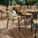 (incomplete)Arthor Rattan Indoor/Outdoor Stacking Restaurant Chairs by Flash Furniture