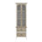 73'' H X 23.6'' W 2-Drawer Elegant Bookcase With Glass Doors