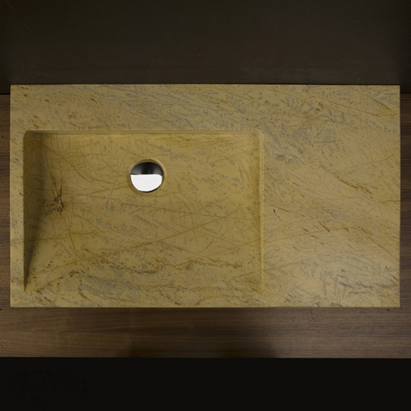 31.88'' W Single Stone Vanity Top, 0 Hole, Amarillo Triana