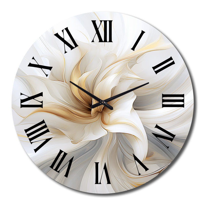 Horloge murale en métal Fractal, Très grand