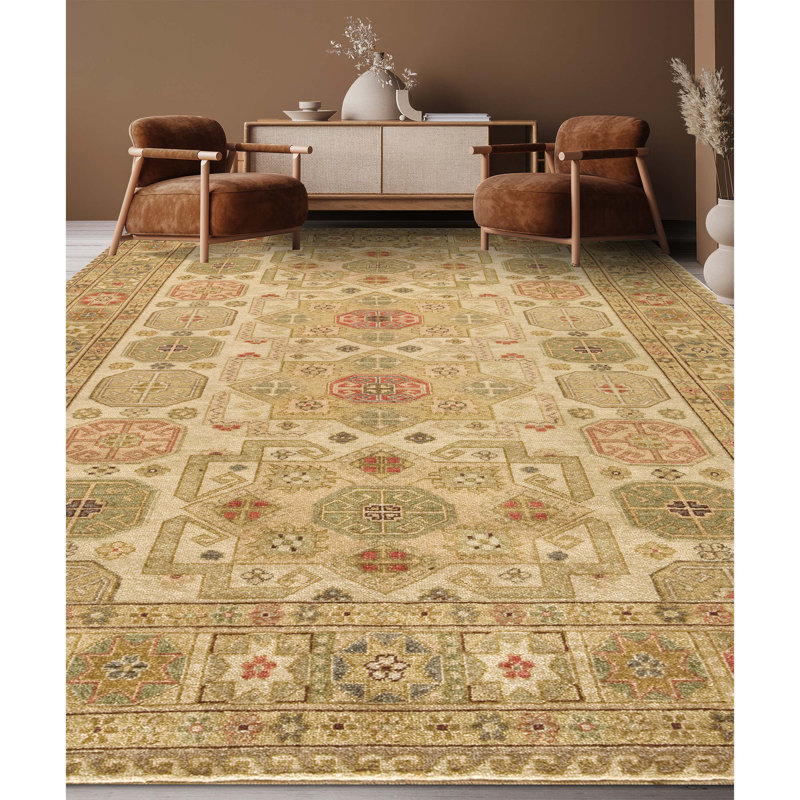 Hand Woven Wool Oriental Area Rug, Rectangle 8' x 10'