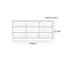 Table de buffet American Minimalist