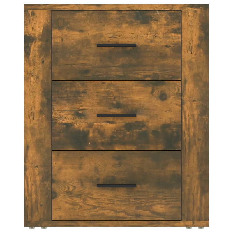 Javoney 50cm W Manufactured Wood Bedside Table, Brown