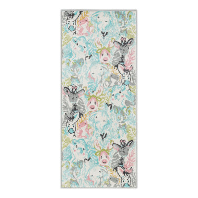 Tapis pour enfant Unique Loom Peekaboo Whimsy