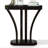 Simplicity Two Tiered Accent Sofa Table In Cappuccino