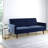 Lindford 78.50'' Velvet Convertible Sofa-1671133185