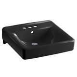 Soho Ceramic 20" Wall Mount Bathroom Sink with Overflow