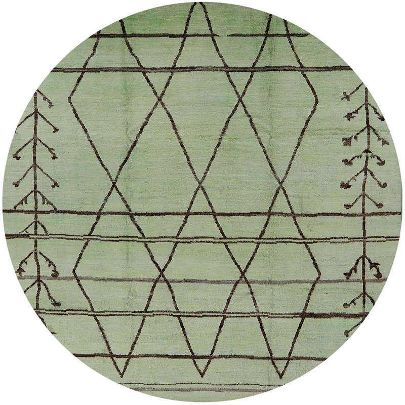Ithaman Moroccan Indoor Rug, Round 3'