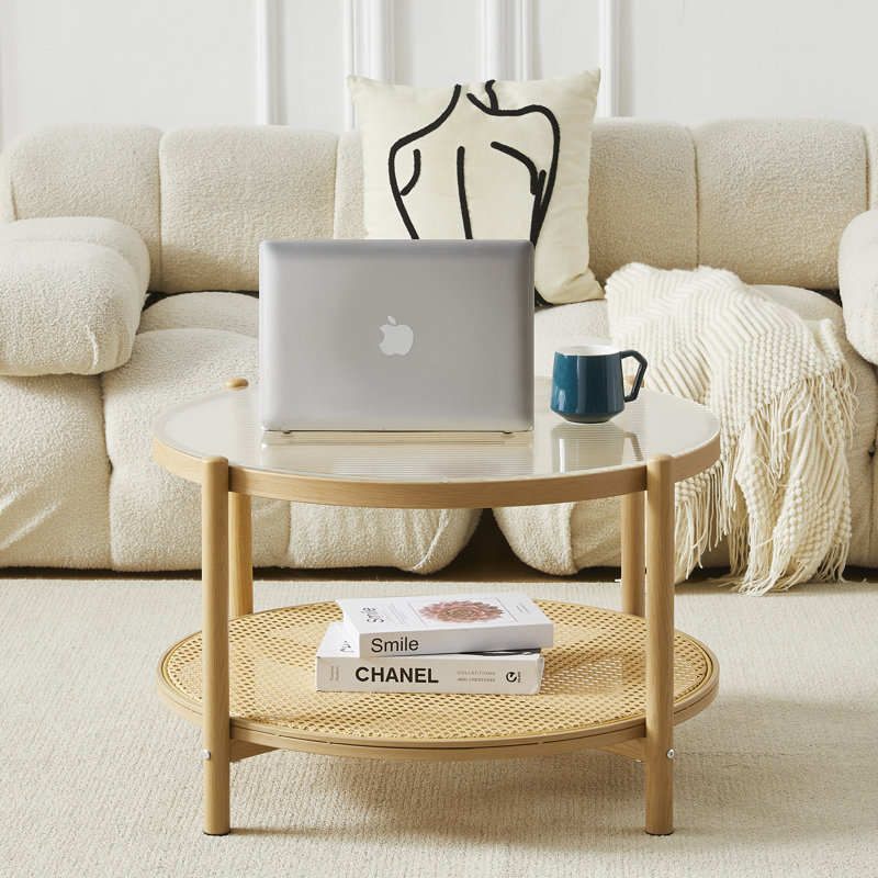 Four Leg Coffee Table with Storage
