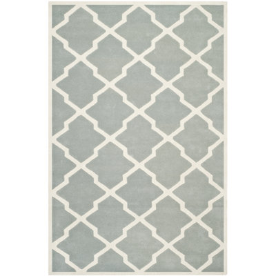 Carolene Hand Tufted Wool Geometric Rug