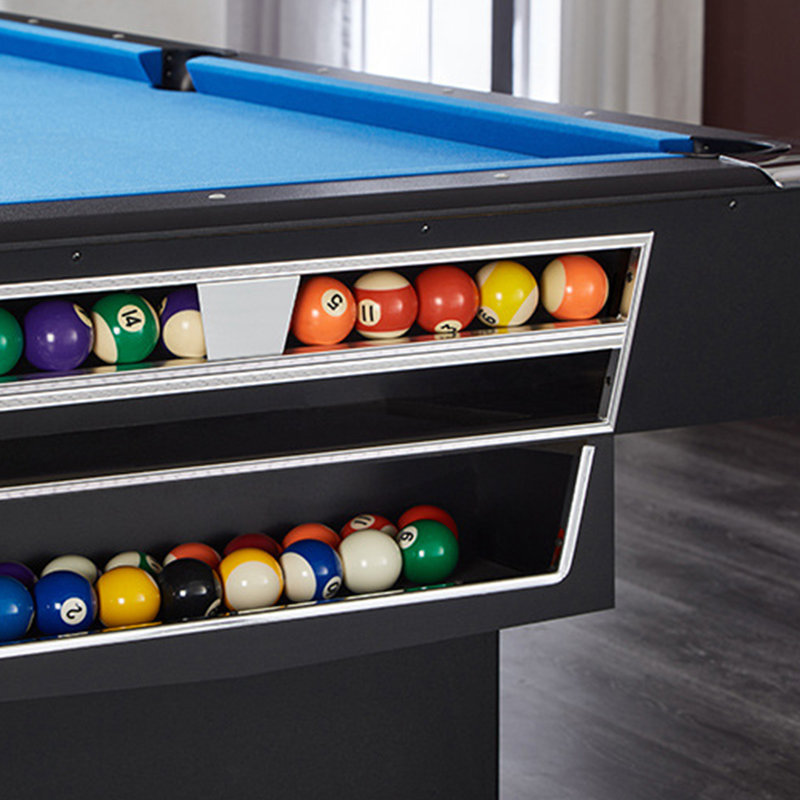 3-in-1 Combination Table Includes Billiards Table IQOWEL 8' Multi Game Pool Table