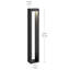 Borne Kichler 12 Volt 2700K à DEL 25,4 po au fini noir texturé-124279363