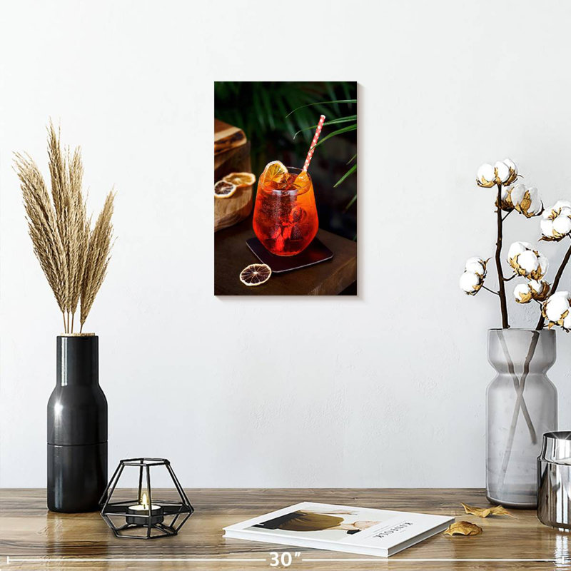 Yarlin Aperol Spritz, 12" H x 8" W