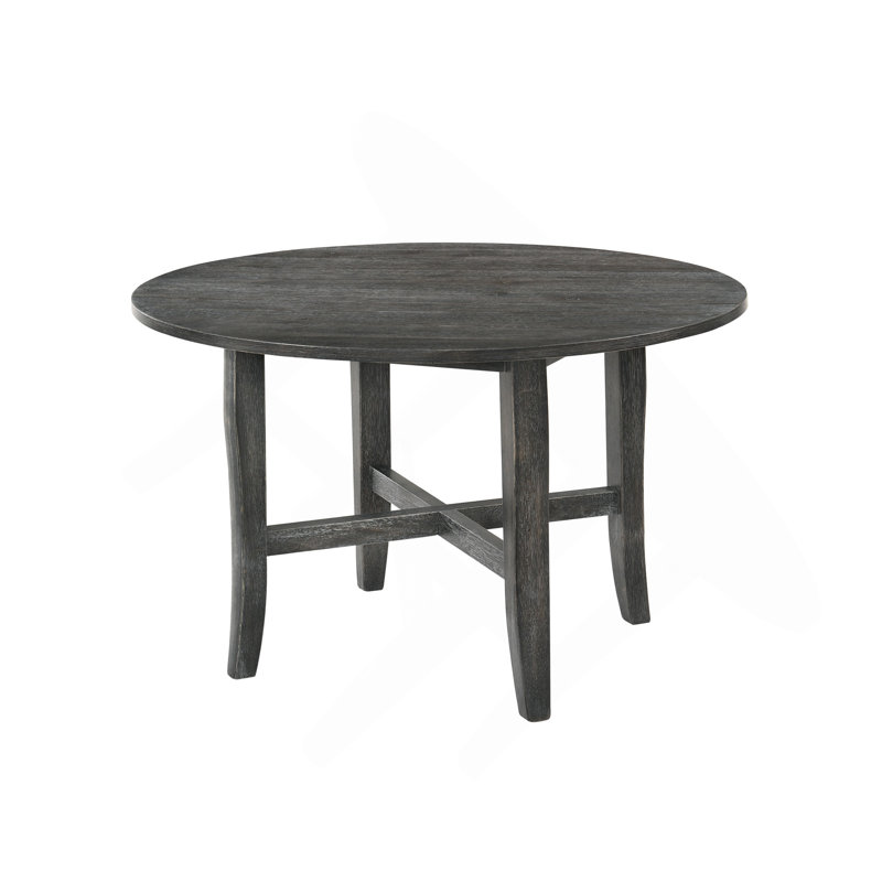 Rustic Gray Finish Dining Table