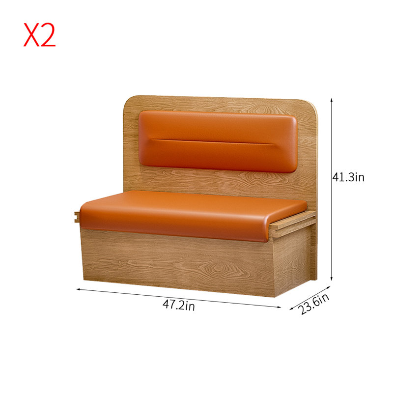 Banc rembourré en similicuir