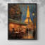 Paysages de la série Cccxxix - reproduction encadrée de qualité supérieure - prête à être accrochée - aucun clou requis-134898808-134898810