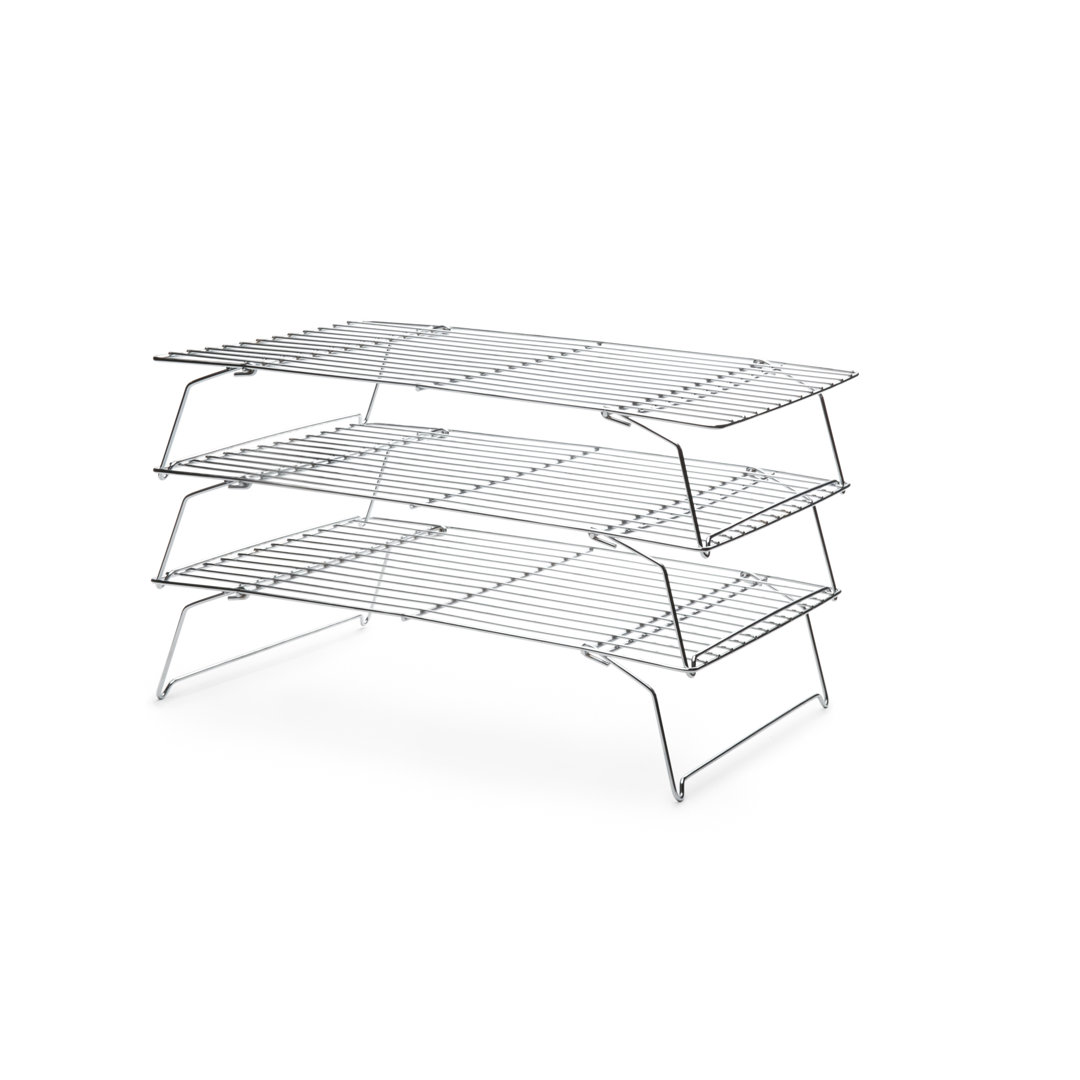 Fox Run Stackable Cooling Rack Set, Chrome, 3-Piece (Set of 3) Fox Run Brands