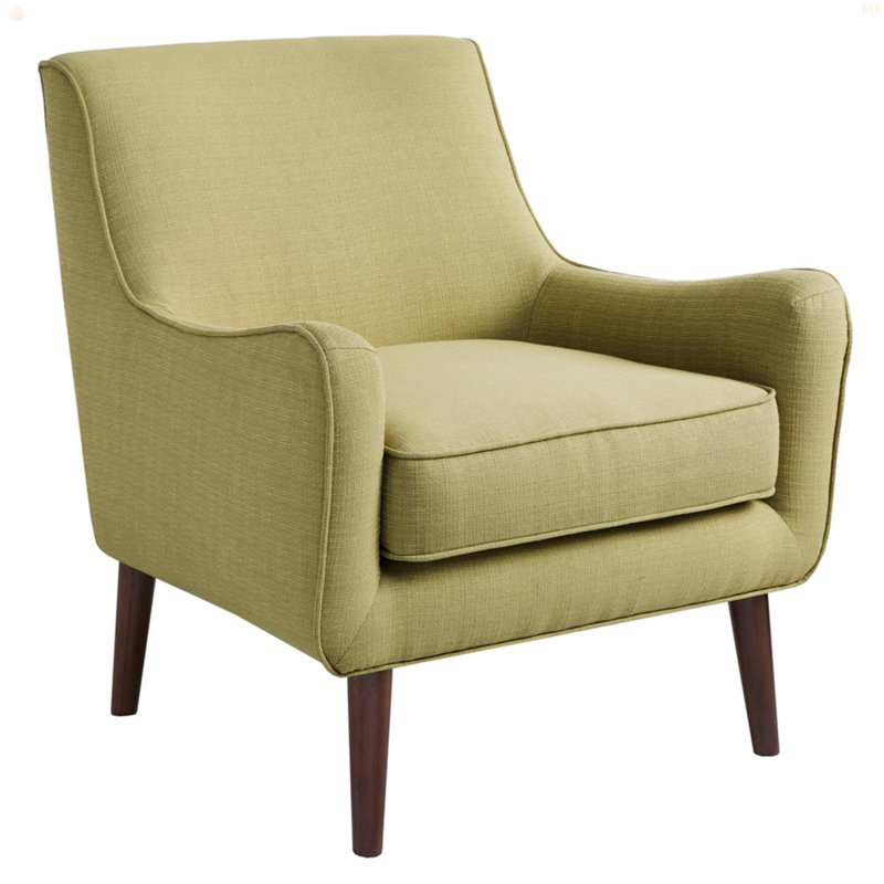 Mid-Century Accent Chair, Green