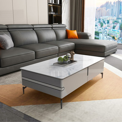 Table basse en ardoise italienne de luxe