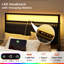 Lit plateforme tapissier avec rangement à 2 tiroirs Antioch-2132664690-2128385067