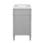 Meuble-lavabo moderne avec lavabo supérieur, meuble-lavabo moderne avec 2 tiroirs et tiroir escamotable, meuble-lavabo simple-128972921