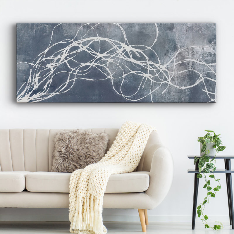 " Lining II ", 8" H x 20" W x 1.5" D