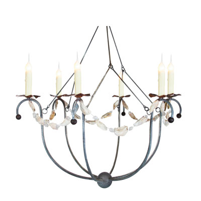 Spring Island Basket 8 - Light Chandelier