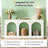 Stylish Arches Side Table,Entryway Table,Stable Console Table