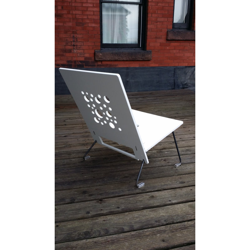 Killingsworth Outdoor Lounge Chair, White