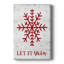 Let It Snow Snowflake - galerie Cavas sur mesure-1312777108