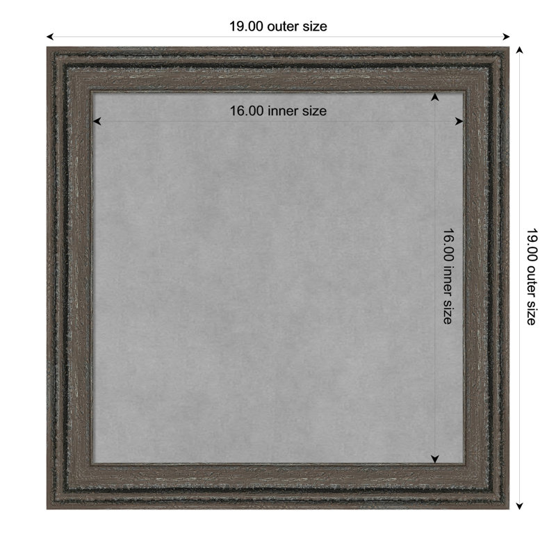 Tableau magnétique magnétique en métal, H 19 po x l 19 po