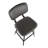 Holleran Upholstered Faux Leather Counter Stool with Steel Frame-991830070