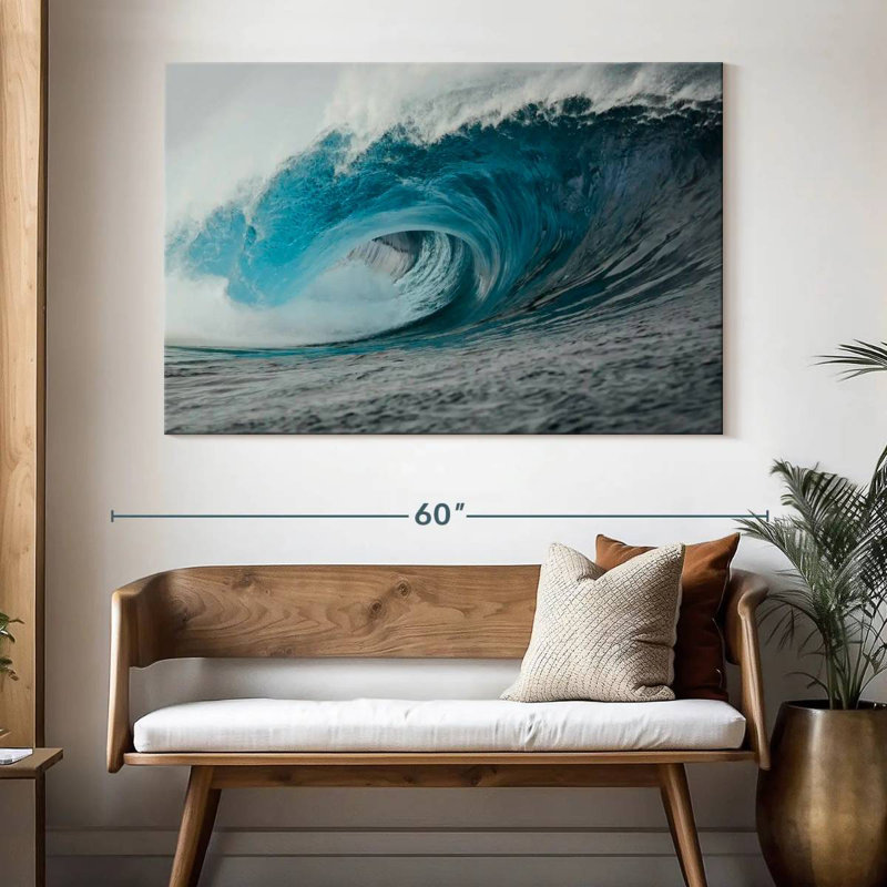 Gillard Violent Blue Wave, 34" H x 51" W