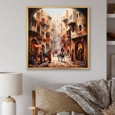 Jour de marché mexicain II - art mural mexicain
