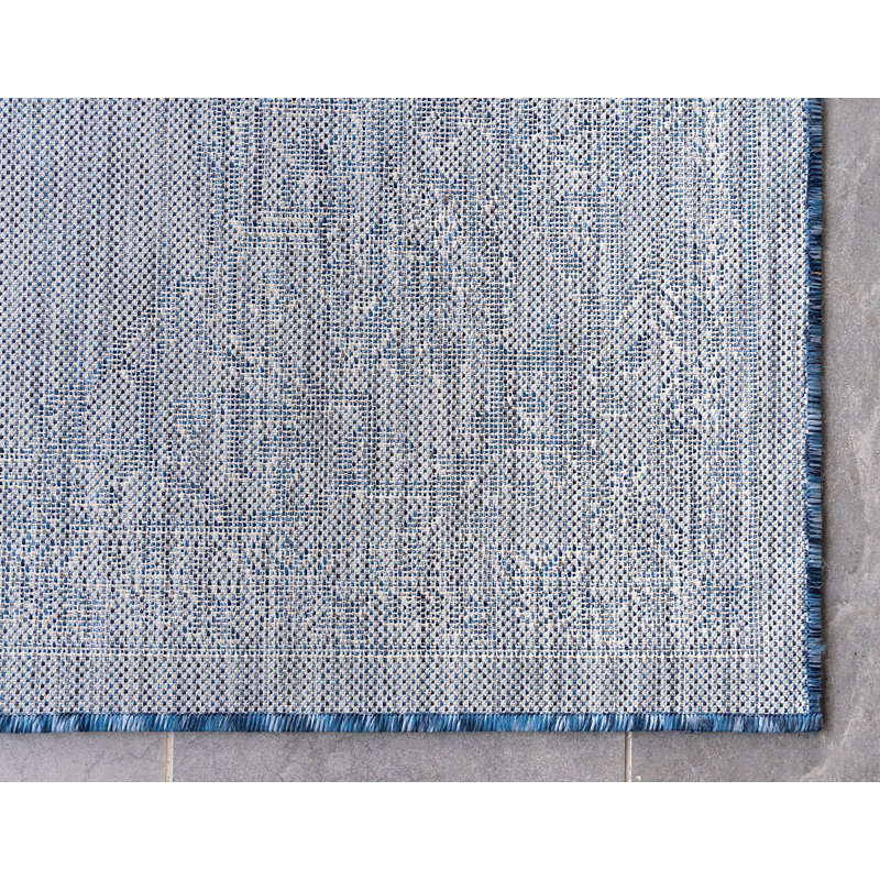 Cowhill Oriental Indoor / Outdoor Rug, Rectangle 8' x 11'4"