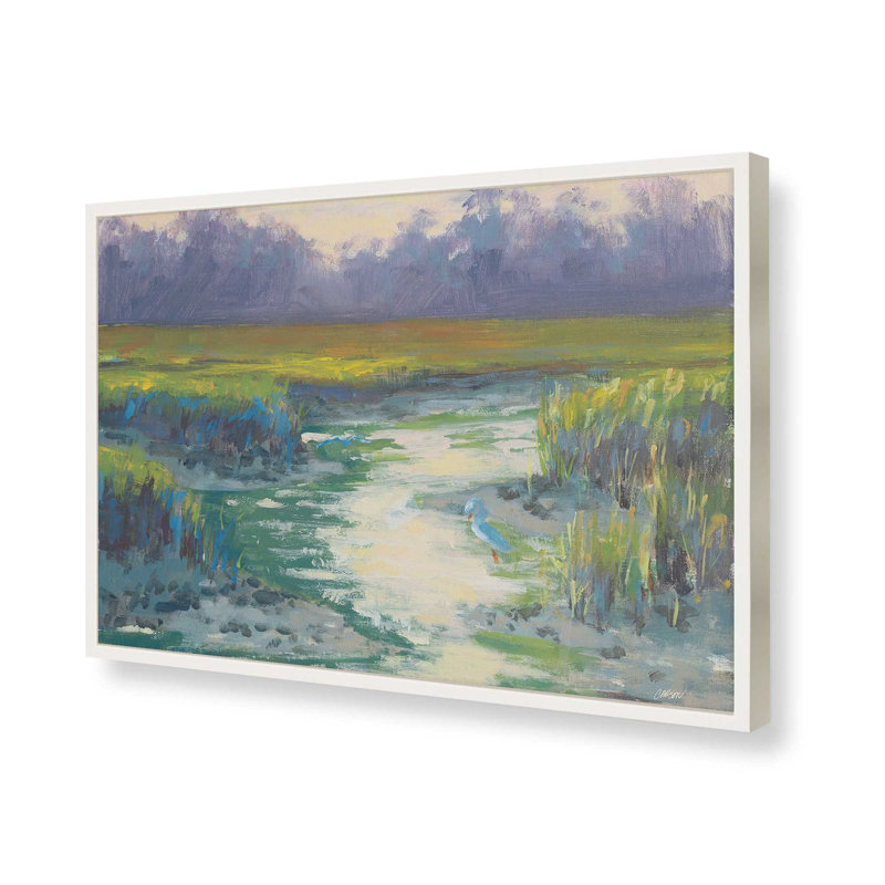 Reproduction d'art matinale, H 30 po x l 40 po, Blanc