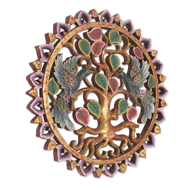Handmade Traditional Wall Decor on Solid Wood