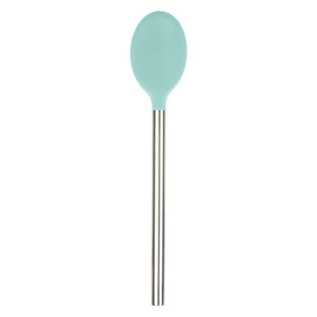 Silicone Mixing Spoon - Light Aqua, Light Aqua