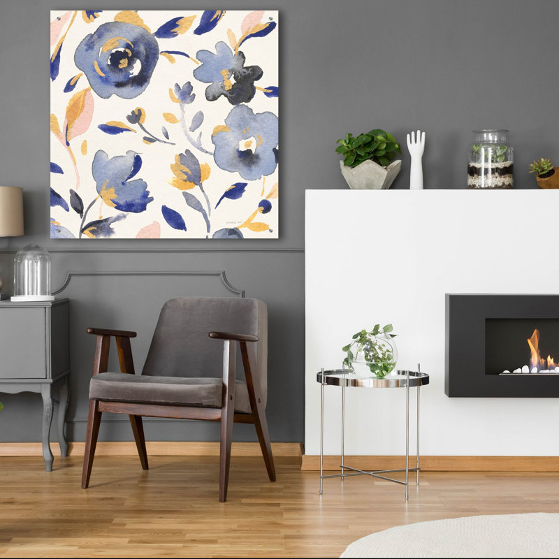 «May Flowers 2» par Danhui Nai, art mural en verre acrylique, H 36 po x l 36 po x P 0,2 po